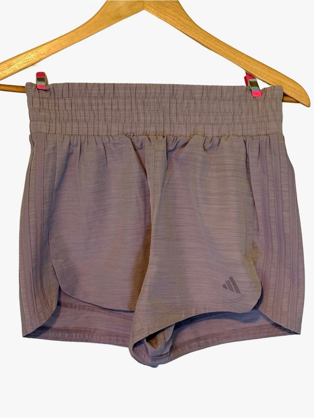 NWT Women's XS adidas Pacer Short High-Rise 3” Inseam Lined Purple